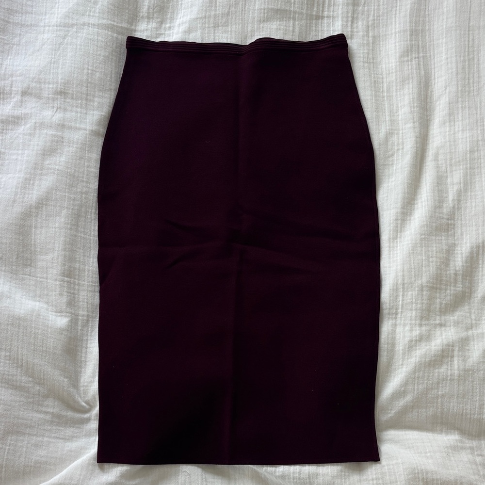 Diane Von Furstenberg Plum Pencil Skirt